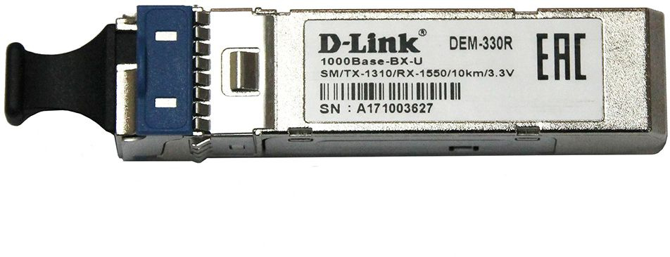 Трансивер D-Link 330R/10KM/A1A Симплексный LC (DEM-330R/10KM)