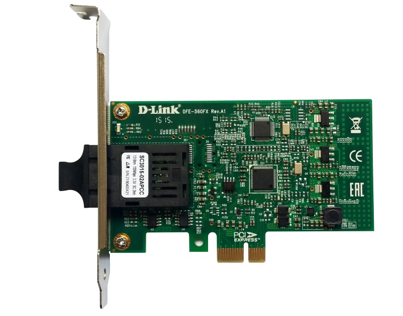 Сетевой адаптер Fast Ethernet D-Link DFE-560FX/A1A DFE-560FX PCI Express
