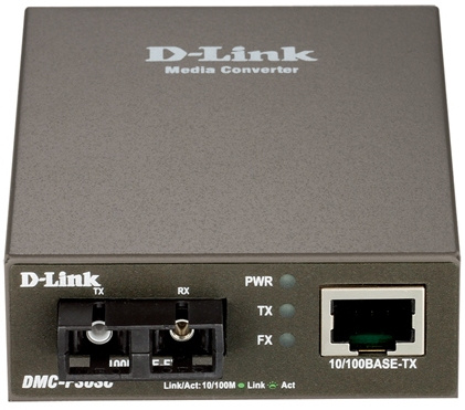 Медиаконвертер D-Link DMC-F30SC/E 1x10/100Base-TX 1x100Base-FX SC 30km