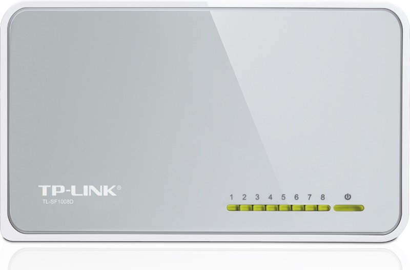 Коммутатор TP-Link TL-SF1008D 8x100Mb неуправляемый
