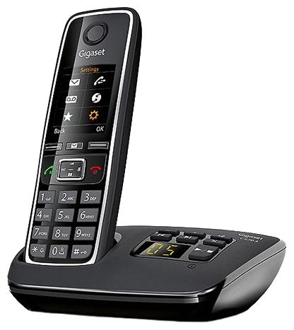 Р/Телефон Dect Gigaset C530A черный автооветчик АОН