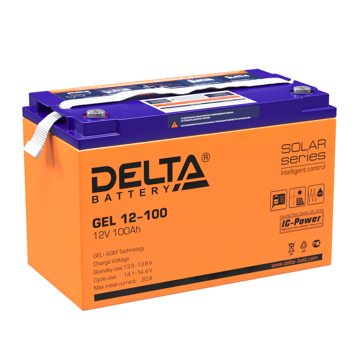 Аккумулятор DELTA GEL 12-100