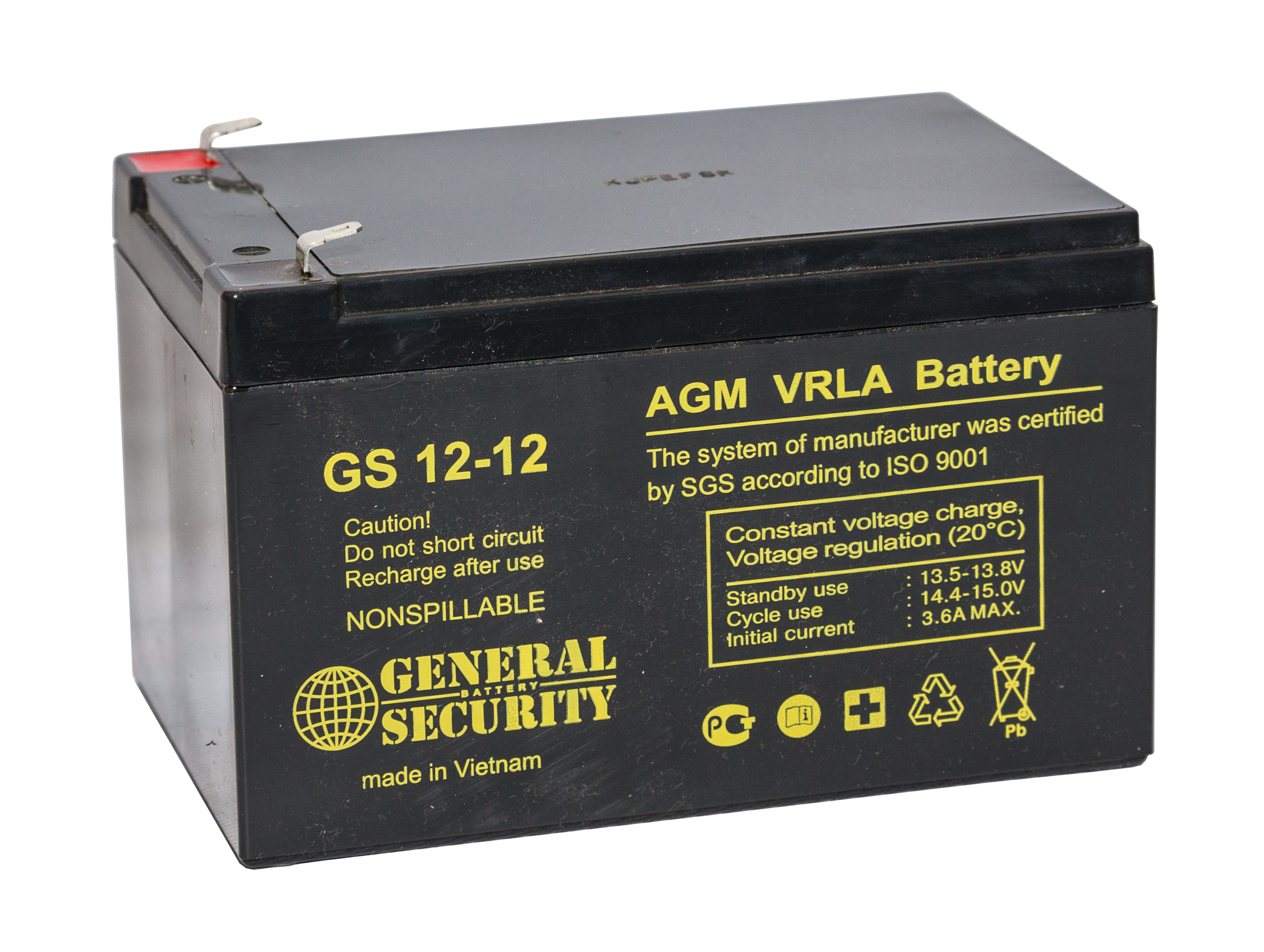 Аккумулятор General Security GS 12-12