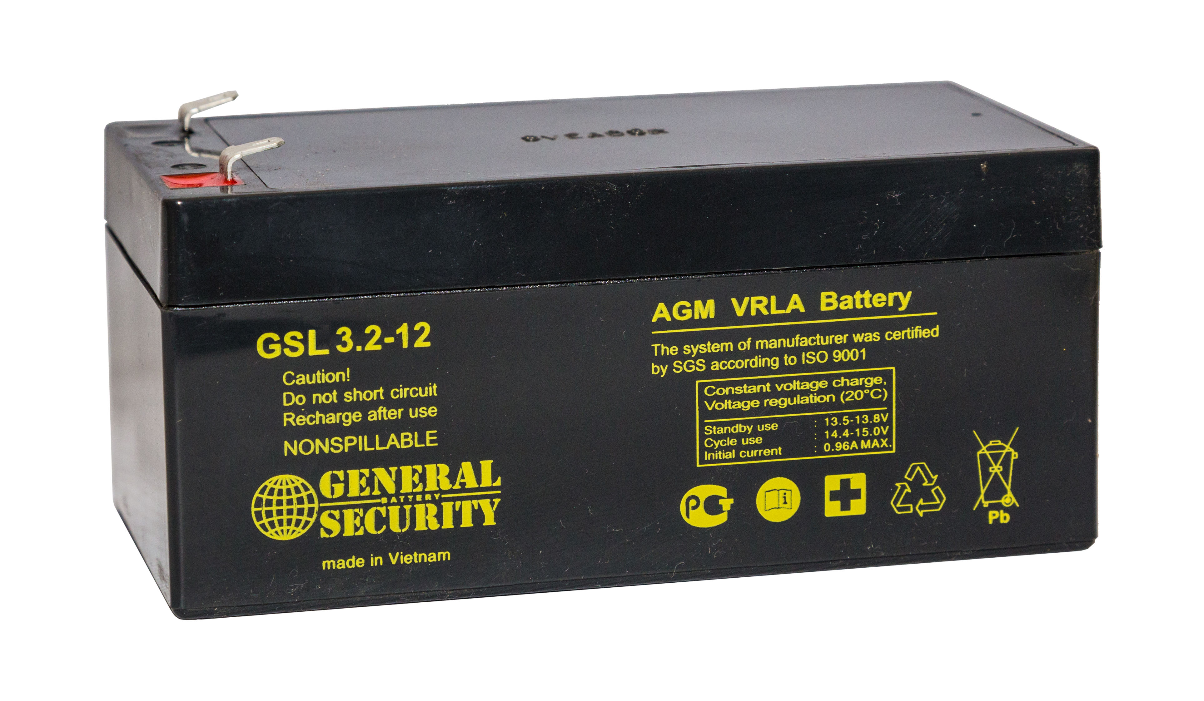 Аккумулятор General Security GSL3.2-12