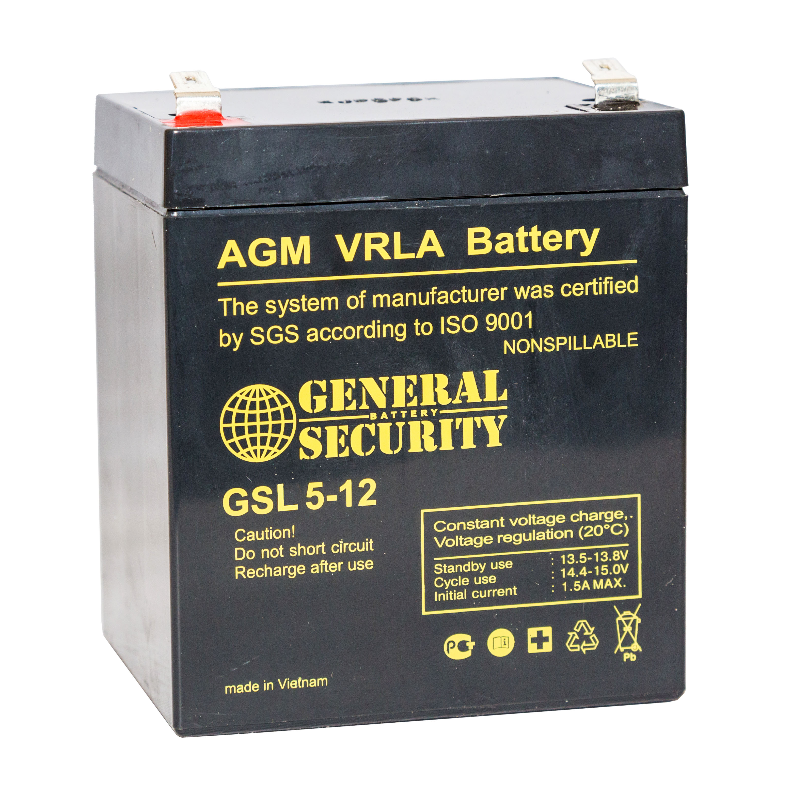 Аккумулятор General Security GSL5-12