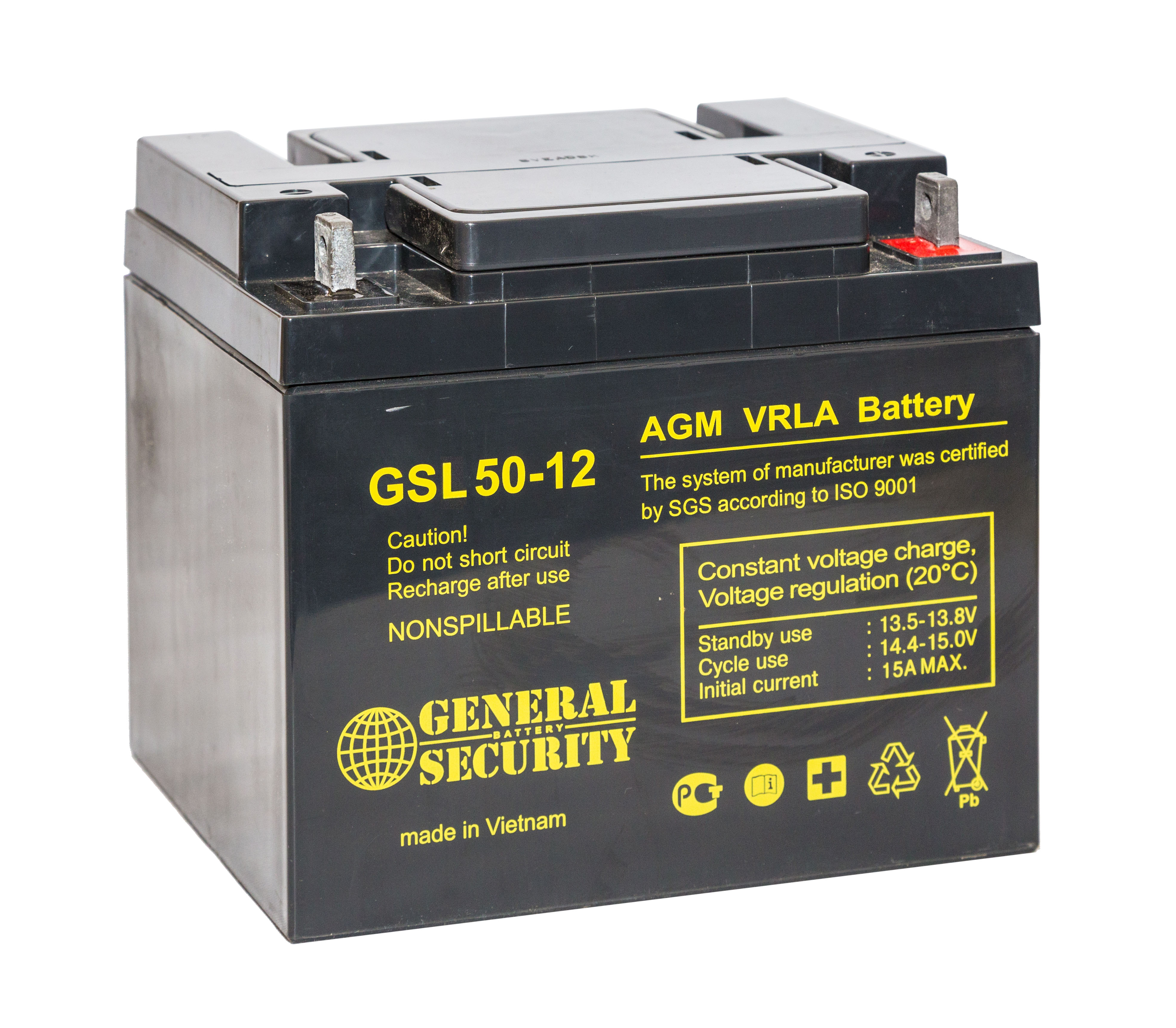 Аккумулятор General Security GSL50-12