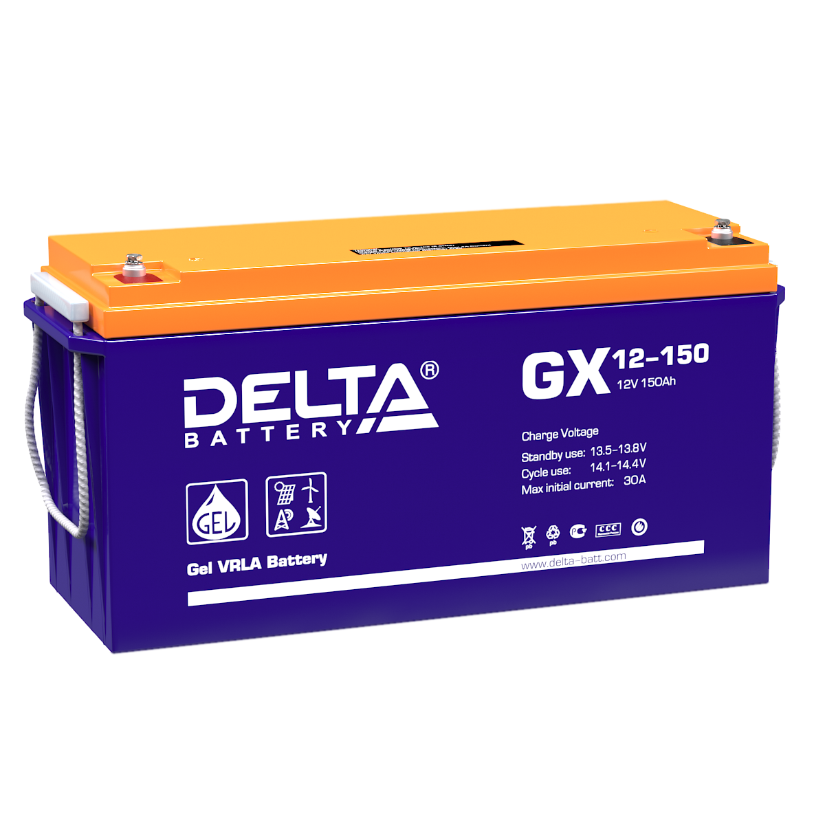 Аккумулятор DELTA GX 12-150
