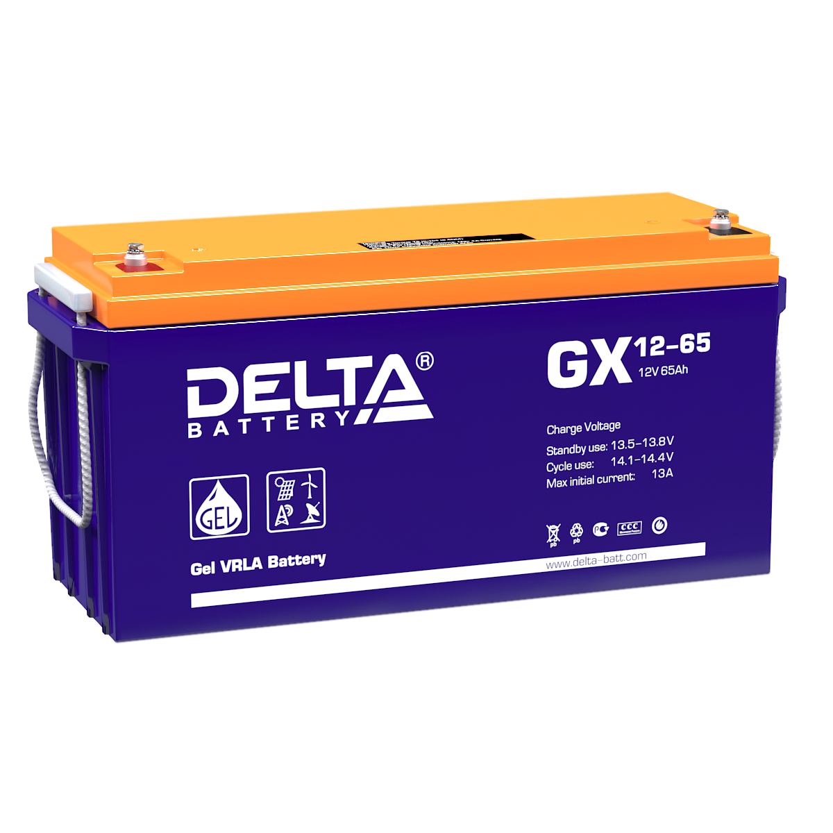 Аккумулятор DELTA GX 12-65