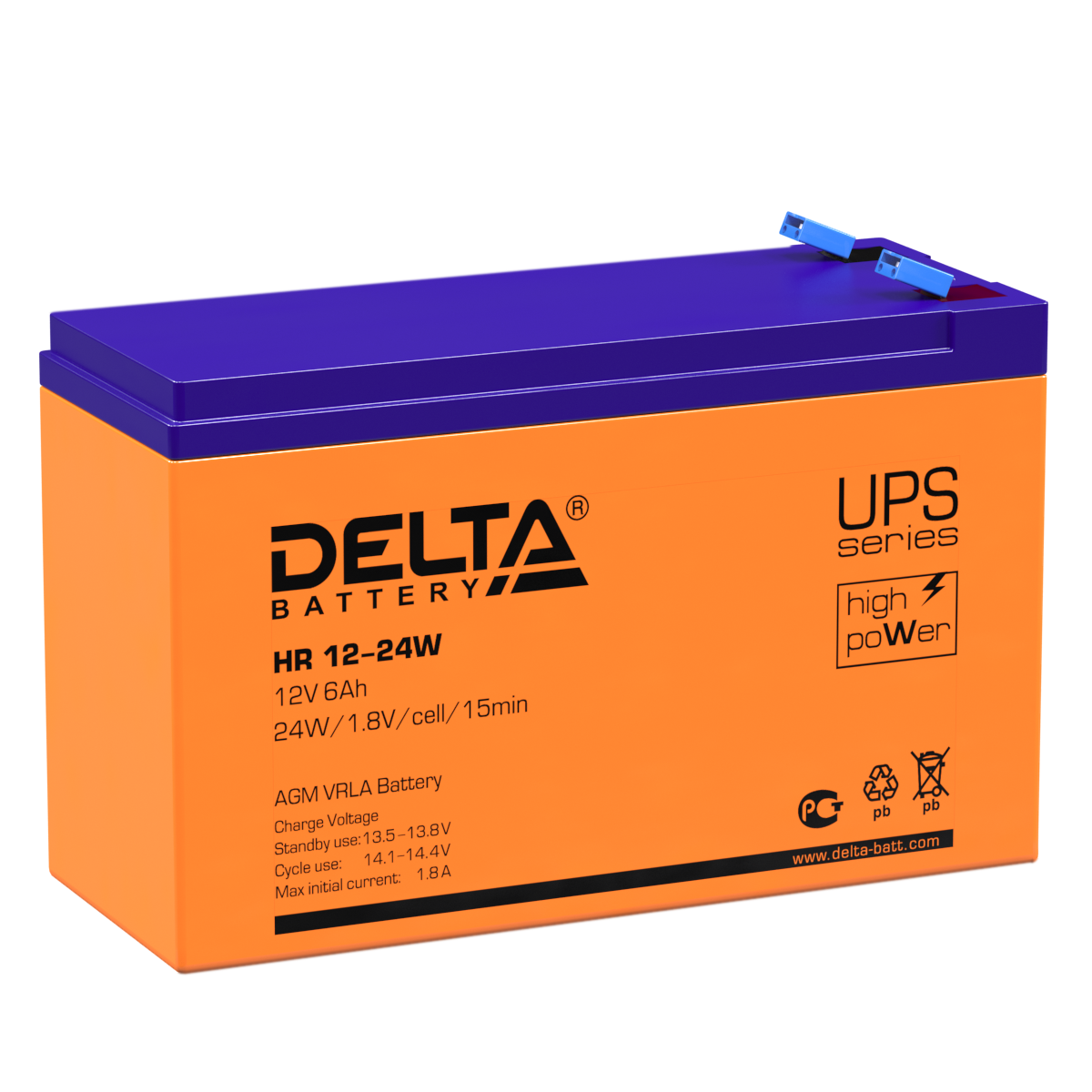Аккумулятор DELTA HR 12-24 W