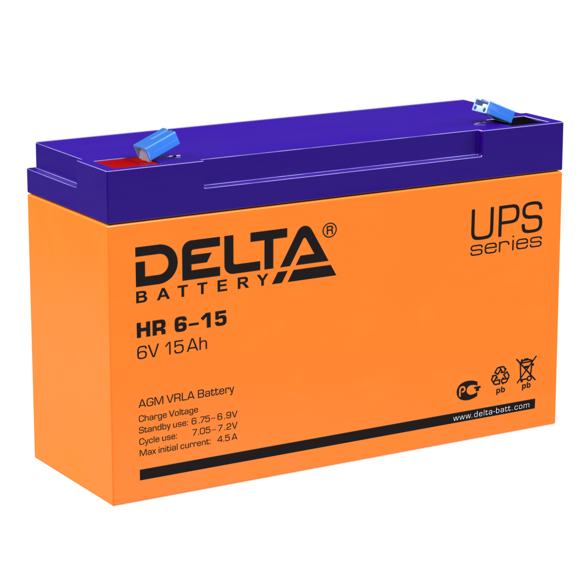 Аккумулятор DELTA HR 6-15