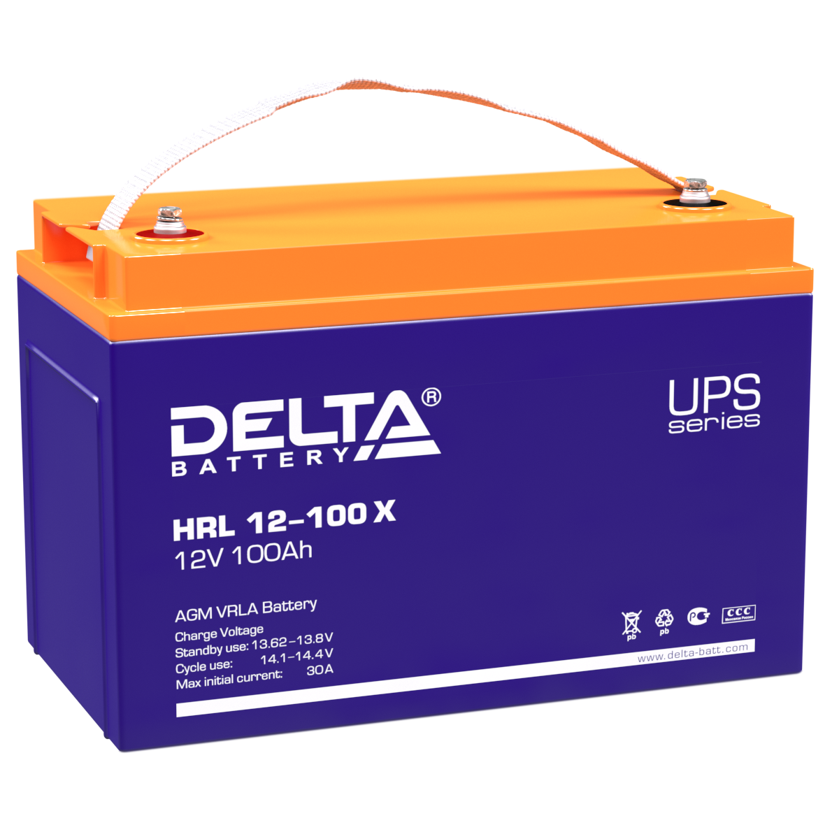 Аккумулятор DELTA HRL 12-100 X