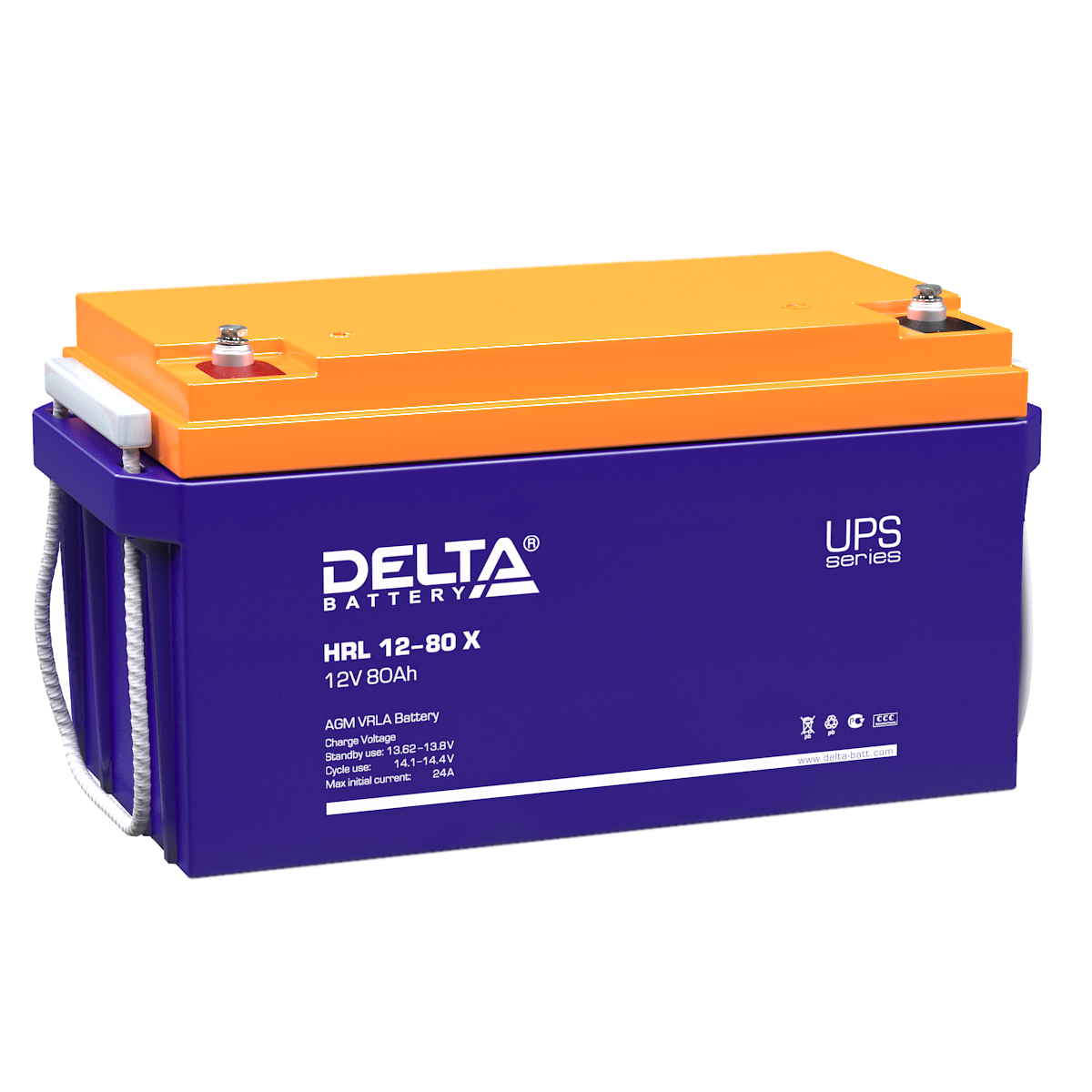Аккумулятор DELTA HRL 12-80 X